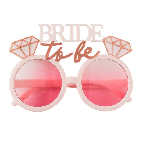 Gafas Bride diamante oro rosa