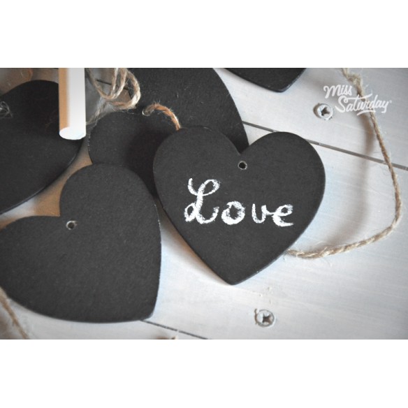 Mini pizarra corazón