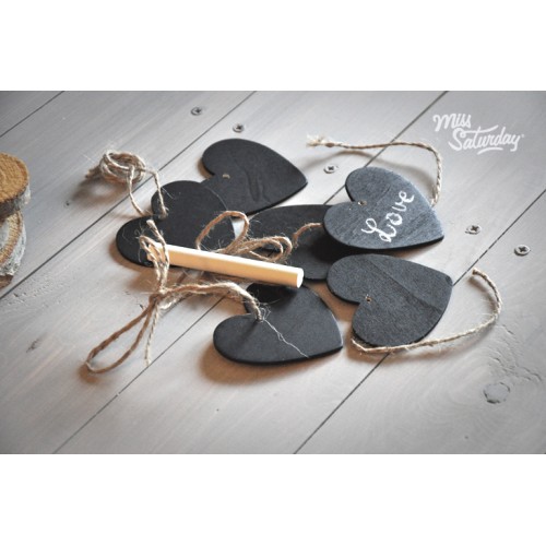 Mini pizarra corazón 2