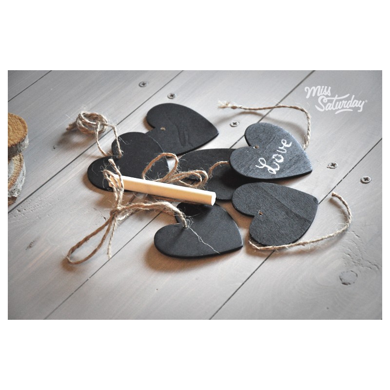 Mini pizarra corazón