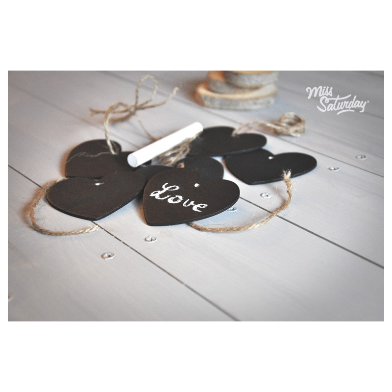 Mini pizarra corazón