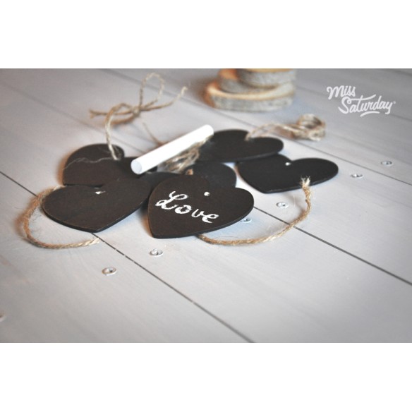 Mini pizarra corazón