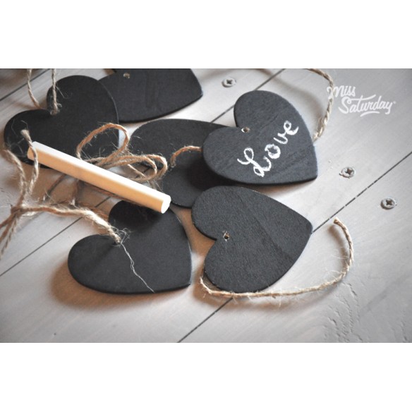 Mini pizarra corazón