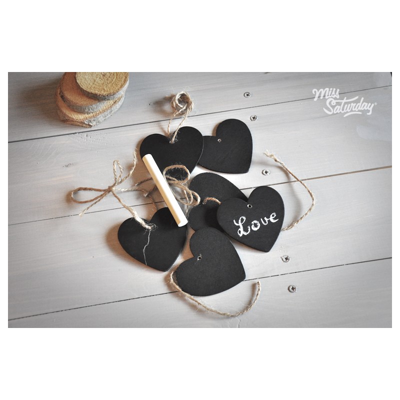 Mini pizarra corazón