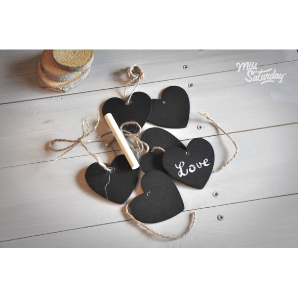 Mini pizarra corazón