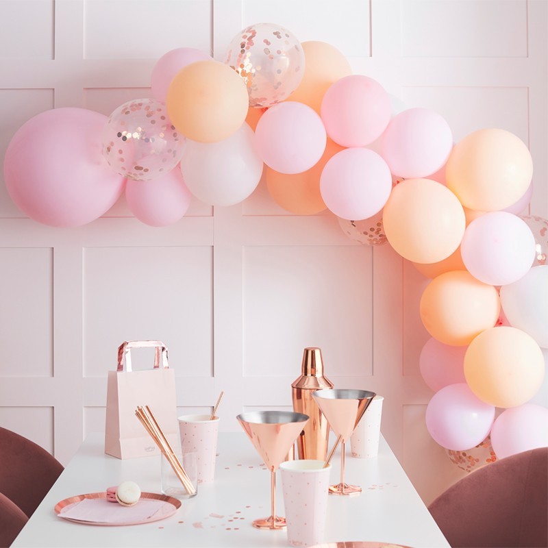 ⭐️ Arco de globos rosa ⭐️ Envío 24/48h - Miss Saturday