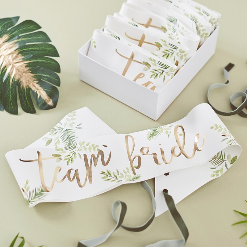 Seis bandas Team Bride Botanic