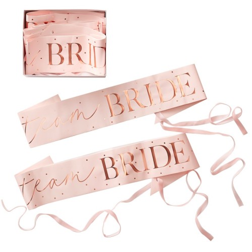 Seis bandas Team Bride Oro rosa N