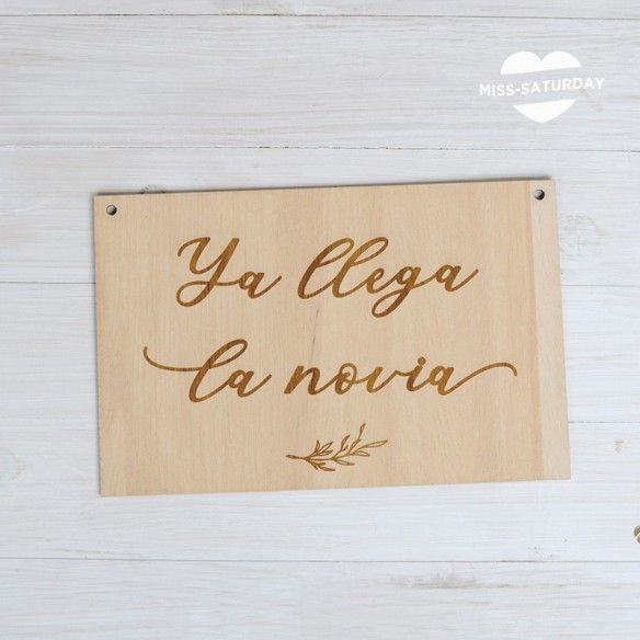 Cartel Ya llega la novia Botanic