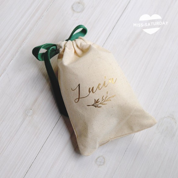 Bolsita tela person. Botanic 10 x 15 cm