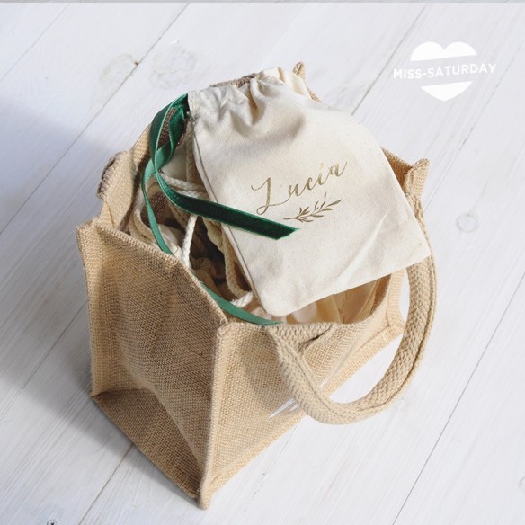 Bolsita tela person. Botanic 10 x 15 cm