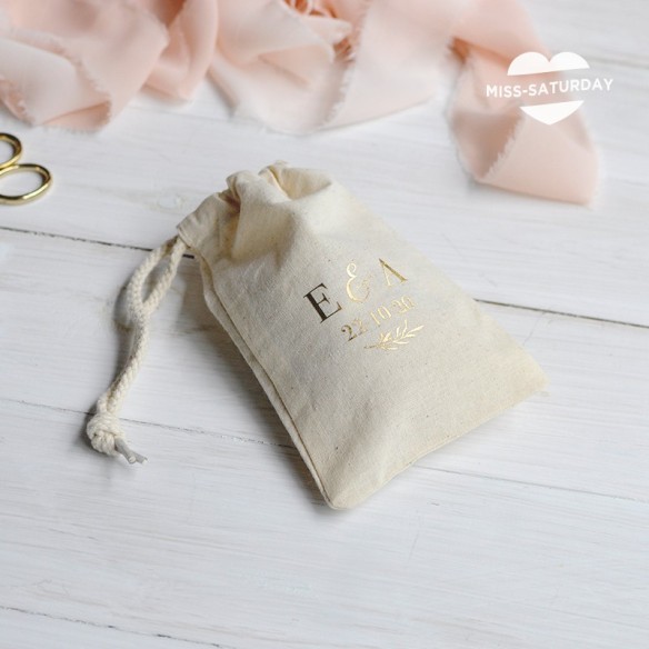 Bolsita de arras personalizada