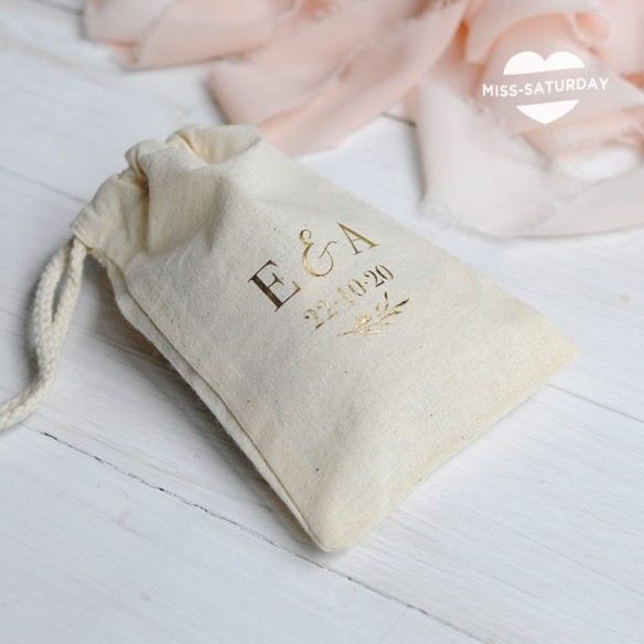 Bolsita de arras personalizada