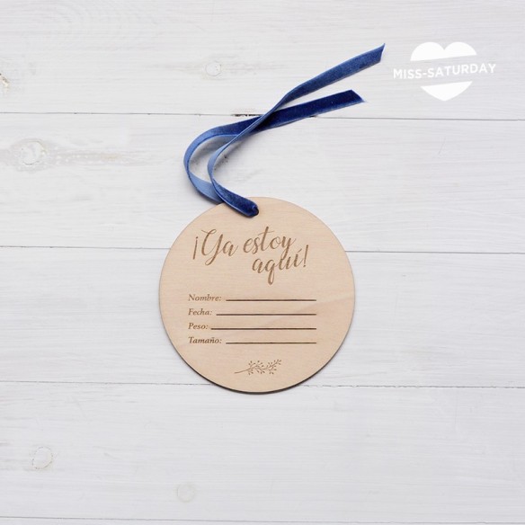 Placa nacimiento Hola Mundo