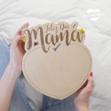 Placa Mamá Corazón para dibujar