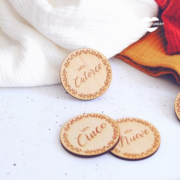 Mini Placas Nacimiento Días