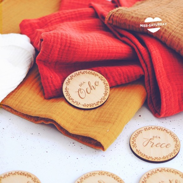 Mini Placas Nacimiento Días