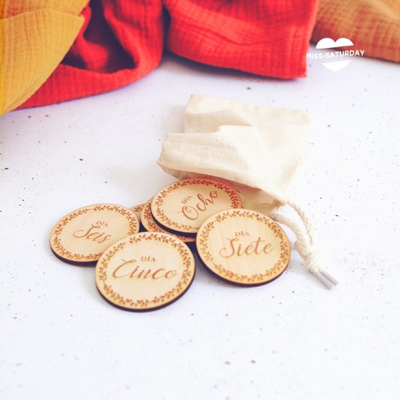 Mini Placas Nacimiento Días