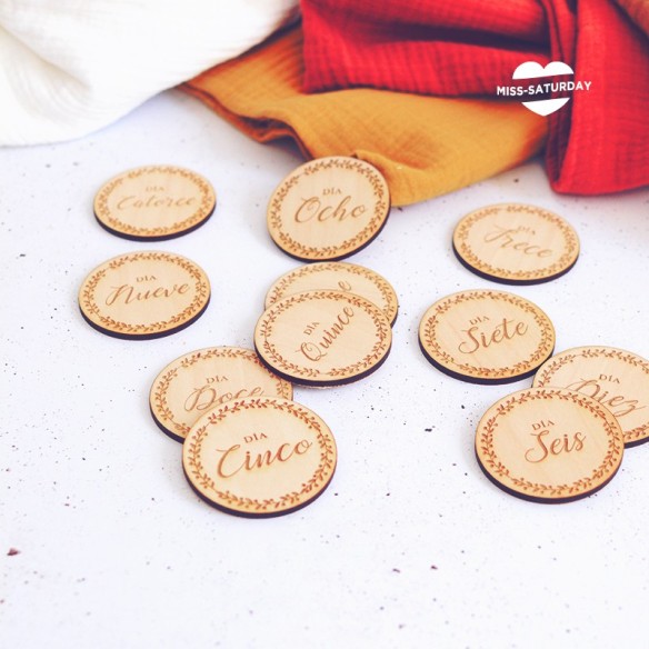 Mini Placas Nacimiento Días