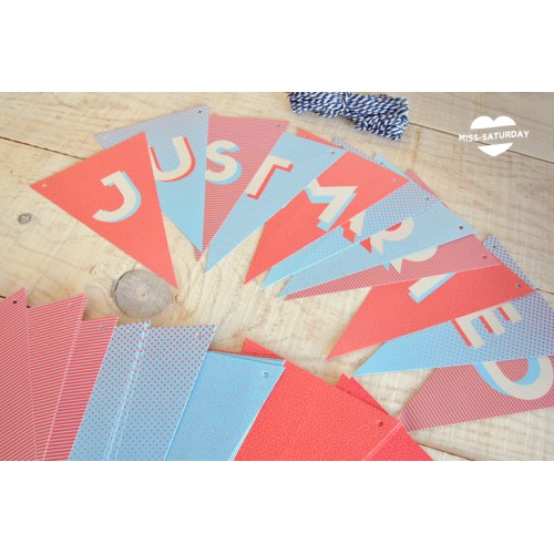 Banderin Just Married 2