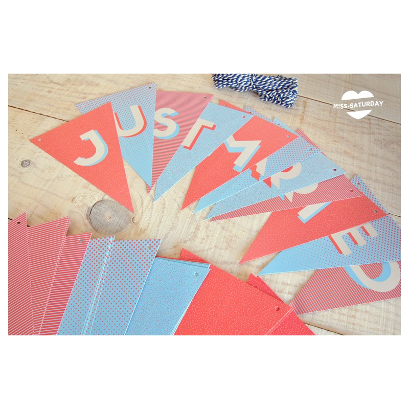 Banderin Just Married