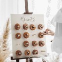 Soporte de madera para donuts