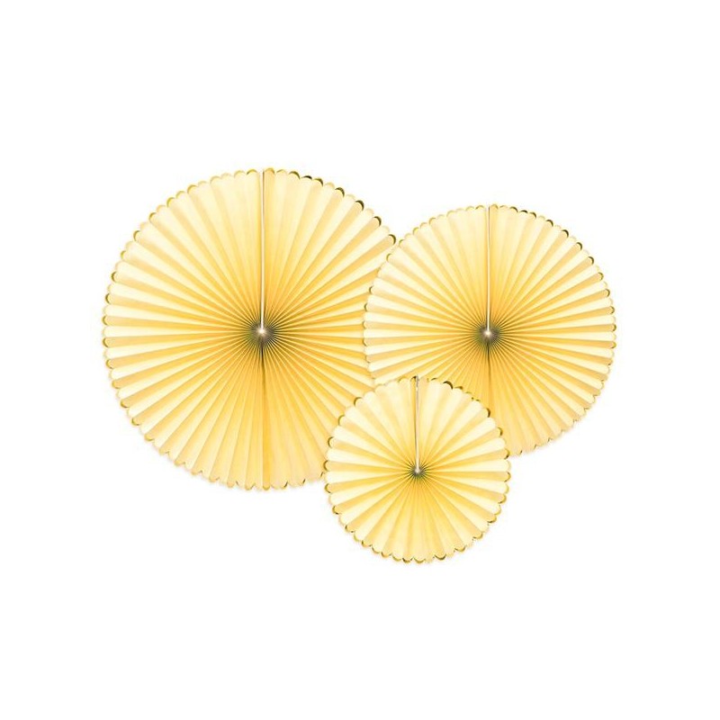 3 Abanicos Amarillo