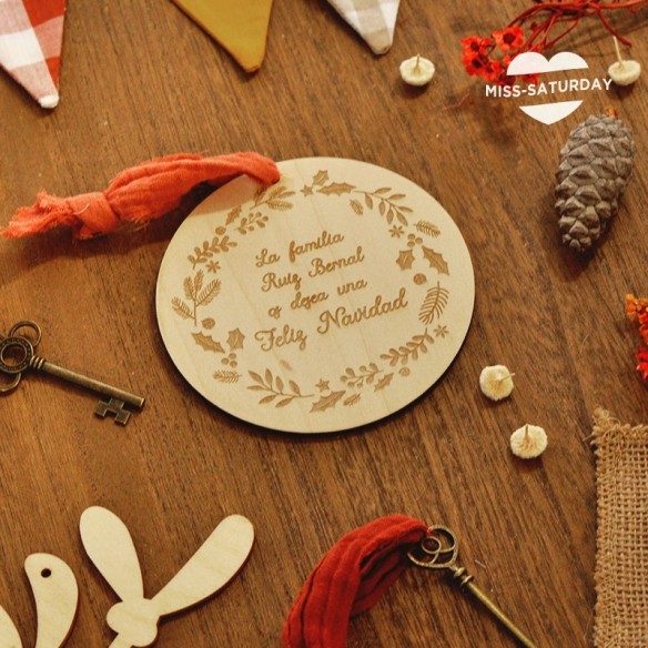 Bola Navidad Personalizada la Familia C