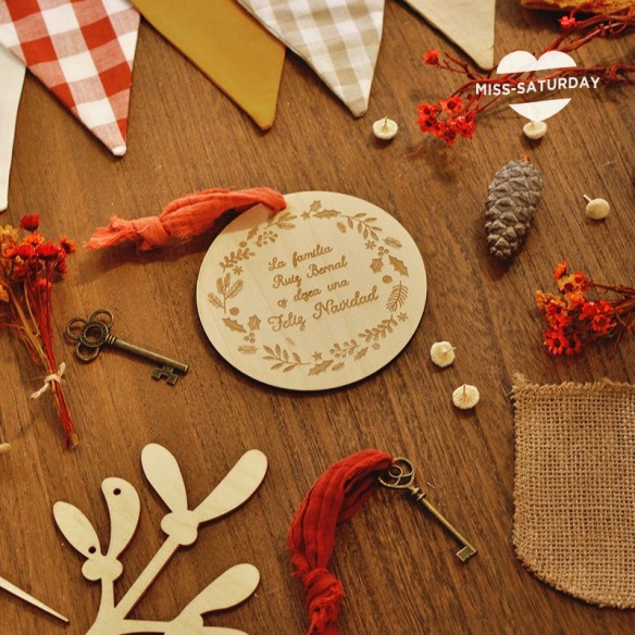 Bola Navidad Personalizada la Familia C