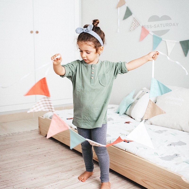 Banderín de tela Orange