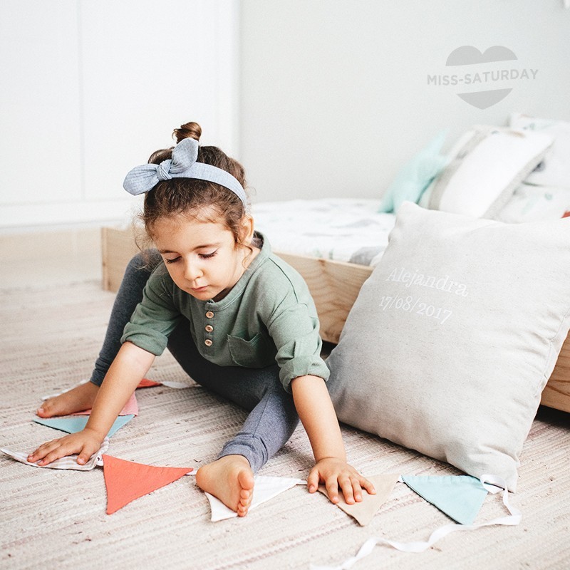 Banderín de tela Peche