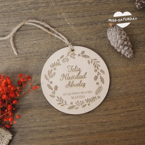 Bola Navidad personalizada Corona