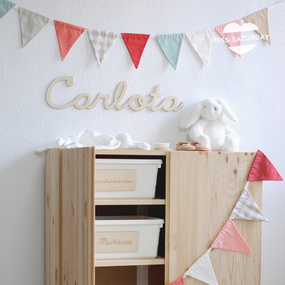 Placa organizador en madera