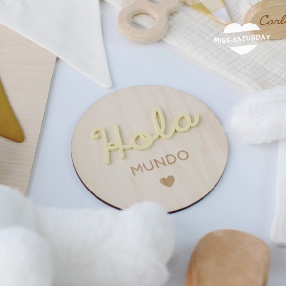 Placas cumplemes Metacrilato - rama