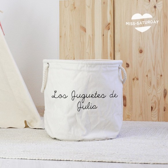 Cesta personalizada para juguetes