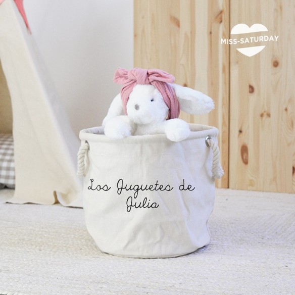 Cesta personalizada para juguetes
