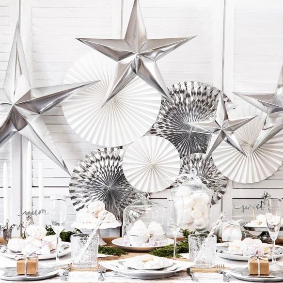 Estrellas brillante plata