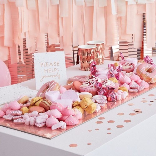 Bengalas con forma de corazón tarta 2