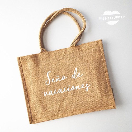 Bolsa de yute personalizada