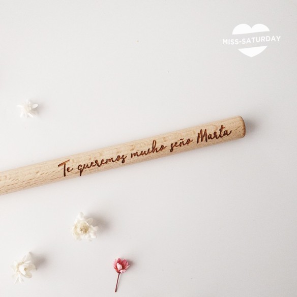 Bolígrafo personalizado Te queremos Seño