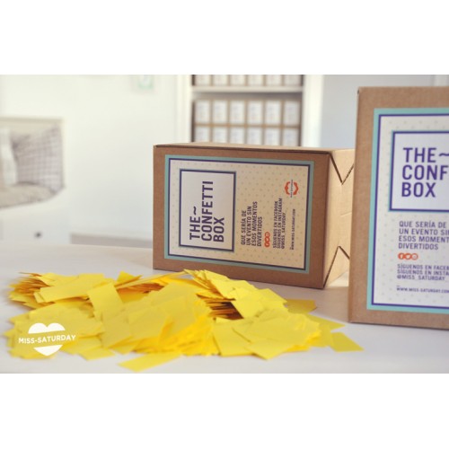 Confeti box Amarillo