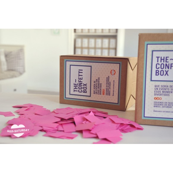 Confeti box Rosa