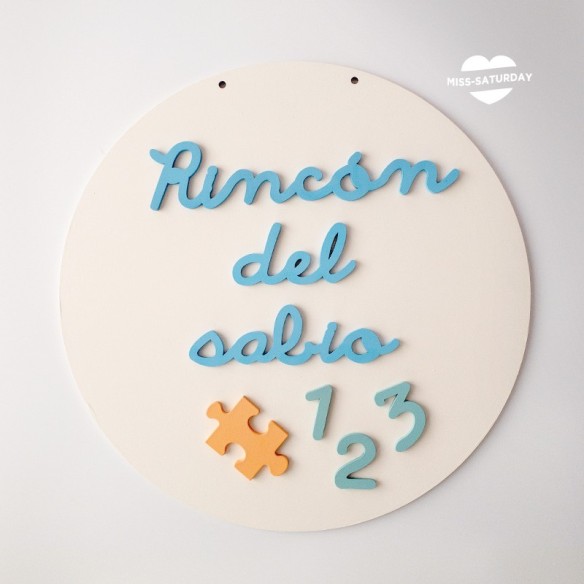 Cartel en relieve rincón del sabio