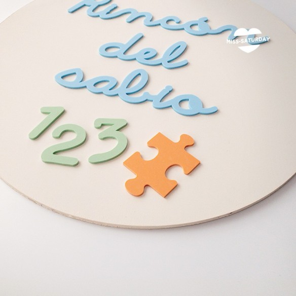 Cartel en relieve rincón del sabio