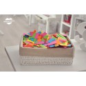 Confeti box Fluor Naranja