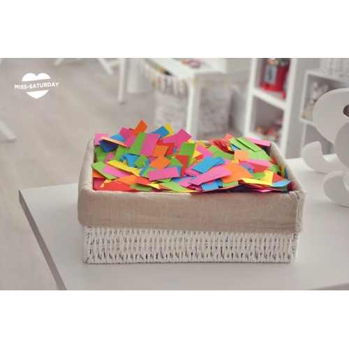 Confeti box Fluor Naranja 2