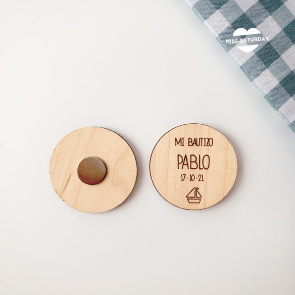 Llaveros bautizo barquito