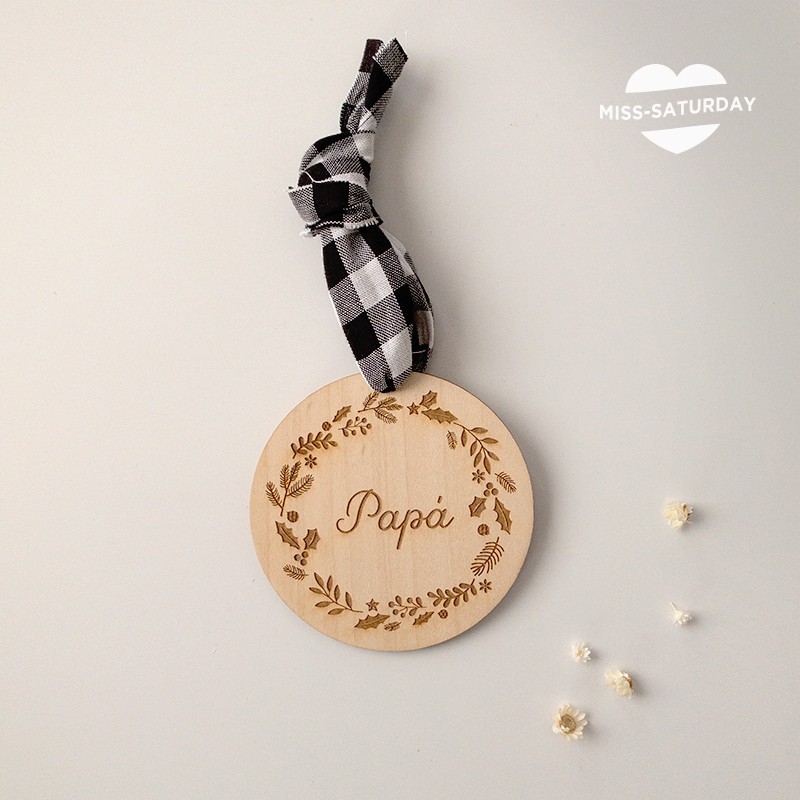 Bola Navidad Personalizada Nombre C