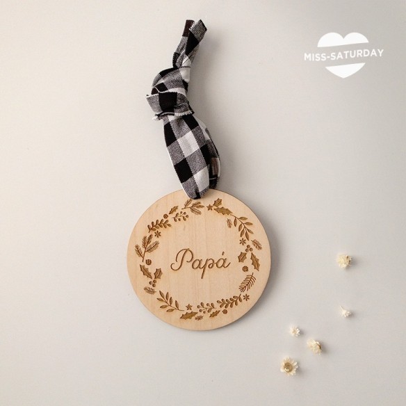 Bola Navidad Personalizada Nombre C