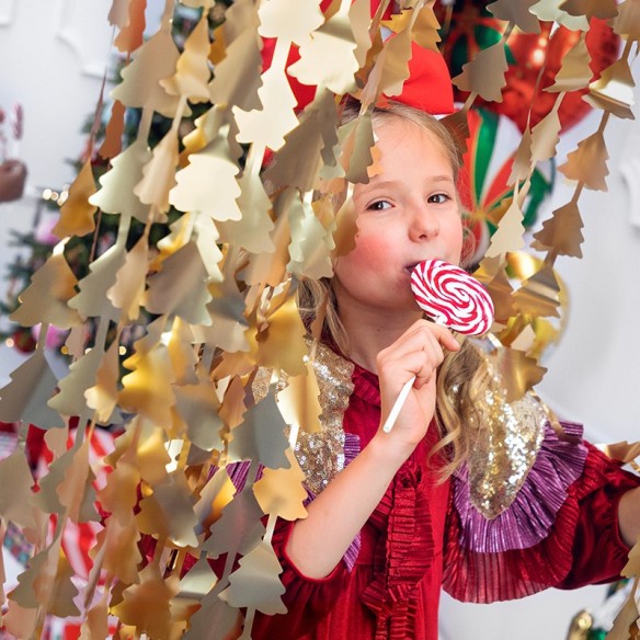 Fondo de árboles dorados